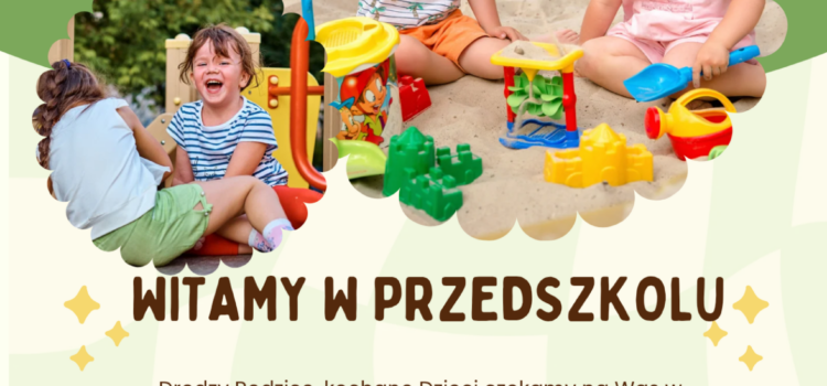 Rozpoczęcie roku szkolnego w przedszkolu.
