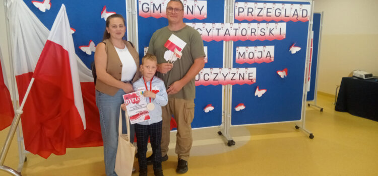 Gminny Przegląd Recytatorski „Kocham Moją Ojczyznę” Gminny Przegląd Recytatorski „Kocham Moją Ojczyznę”